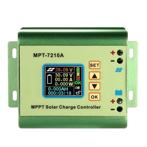 Lcd Mppt A Solar Charge Controller Regulator Dc Dc Boost Voltage