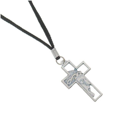 Crucifixo Face De Cristo Cord O Prata Velha Em Promo O Na Americanas