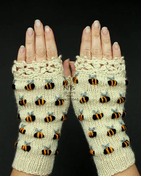 Colorful Knitted Fingerless Gloves Add a Quirky Touch to Wintertime