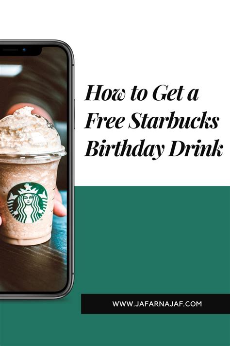 Get Your Free Starbucks Birthday Drink