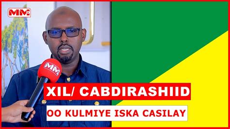 Xildhibaan Cabdirashiid Maxamed Oo Iska Casilay Xisbiga Kulmiye Youtube