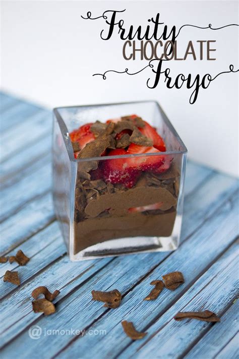 Fruity Chocolate Froyo Recipe Chocolate Fruity Froyo