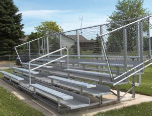 Aluminum Outdoor Bleachers - Centaur Products