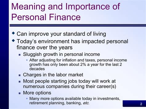 Ppt An Overview Of Personal Finance Powerpoint Presentation Free