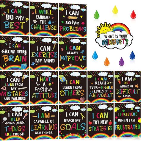 Cloud Style Growth Mindset Posters Set For Classroom Philippines Ubuy