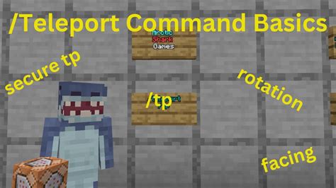 Minecraft Teleport Command Tutorial Tp Command Basic And Full Command Youtube