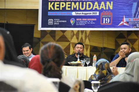 Arifin Dg Kulle Dorong Pemuda Kota Makassar Kembangkan Potensi Diri