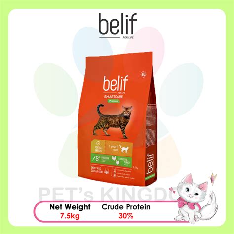 Belif Premium Cat Food Chicken Turkey Kg Shopee Malaysia