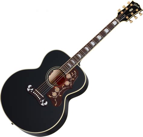 Gibson Custom Shop Elvis Sj Ebony Guitare Folk