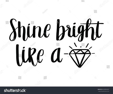 Shine Bright Like A Diamond Quote Greeting Card Ubicaciondepersonas