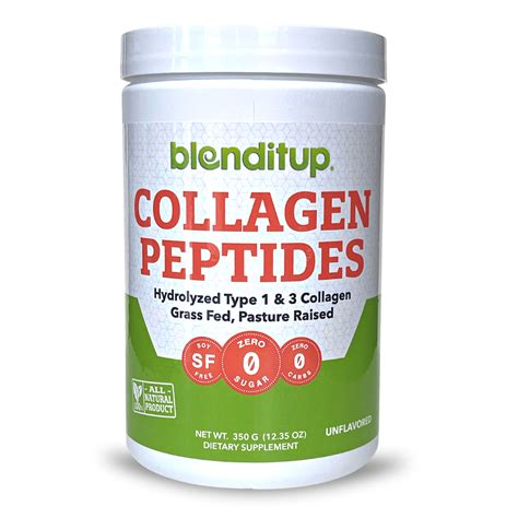 Grass Fed Collagen Peptides Powder Plain Blenditup Foods