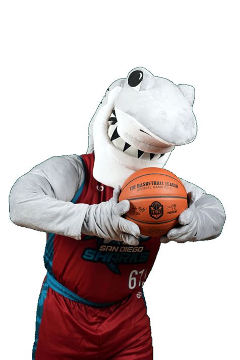 Team Mascot - San Diego Sharks Basketball