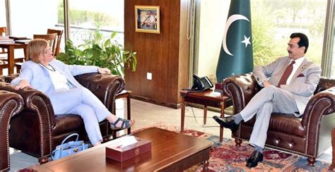 Chairman Senate Syed Yousuf Raza Gilani In A Meeting With Italian