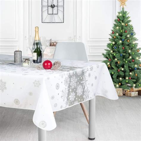 Nappe Antitache Rectangulaire Infroissable Et Polyester