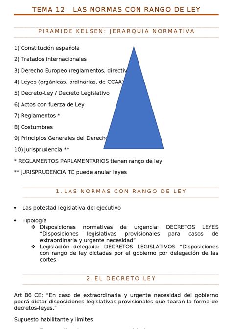 Comprendiendo Las Diferencias Entre Normas Con Rango De Ley Y Fuerza De