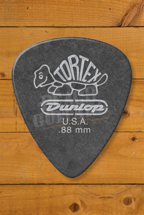 Dunlop Tortex Pitch Black Standard Pick Mm Pack