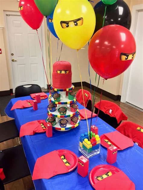 Lego Ninjago Birthday Party Ideas Photo 8 Of 21 Ninjago Birthday