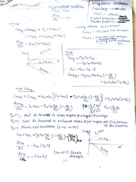 Flight Mechanics Formulas and Revision | PDF | Vehicles | Rotating Machines