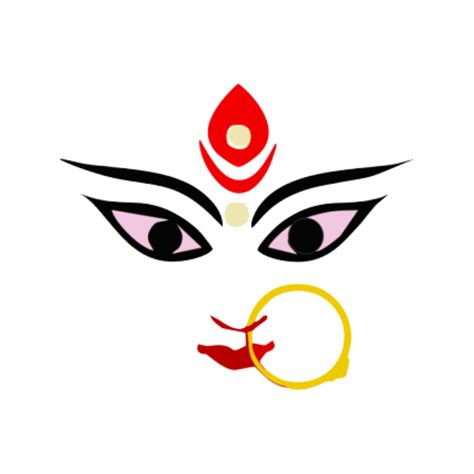 Mata rani eyes png hd,Maa durga eye png