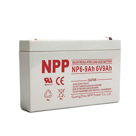 NPPower 6V 9Ah 6v 8Ah 6V 7Ah Sealed Lead Acid Rechargeable Battery