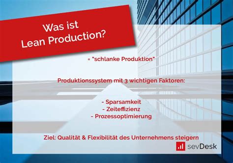 Lean Production Definition Konzept Und Beispiel