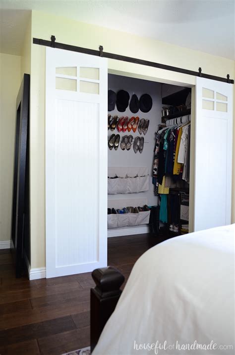 Closet Sliding Barn Doors Build Plans Houseful Of Handmade