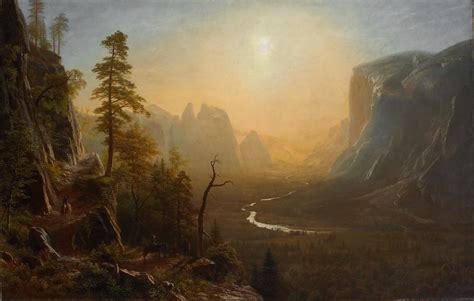 Albert Bierstadt - Yosemite Valley Glacier Point Trail - ZWZ Picture