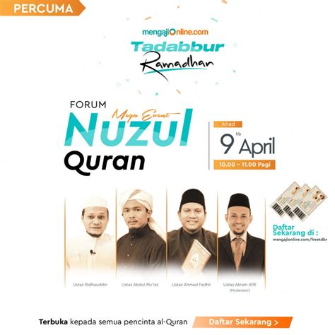 Mega Event Forum Nuzul Quran