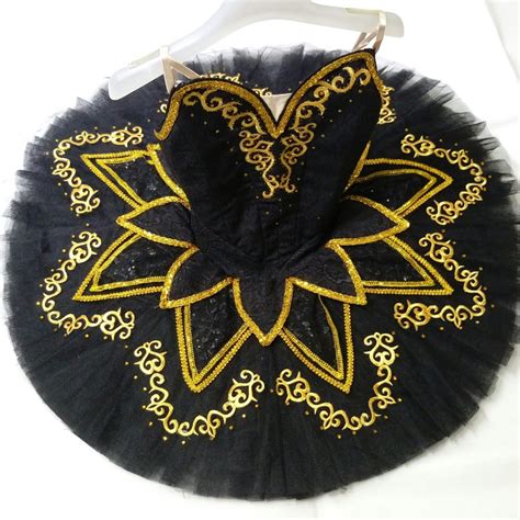 Black Glitter Ballet Tutu Twirling Ballerinas Black Swan Tutu