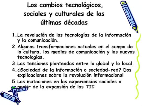 Cambios Tecnol Gicos Sociales Y Culturales Ppt