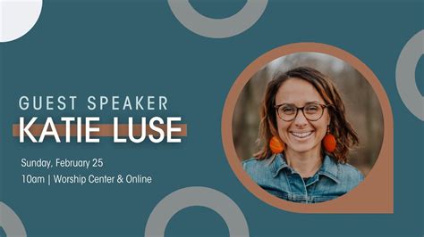 Katie Luse Guest Speaker Youtube