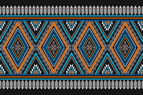 Abstract Ethnic Pattern Traditional Geometric Pattern In Tribal