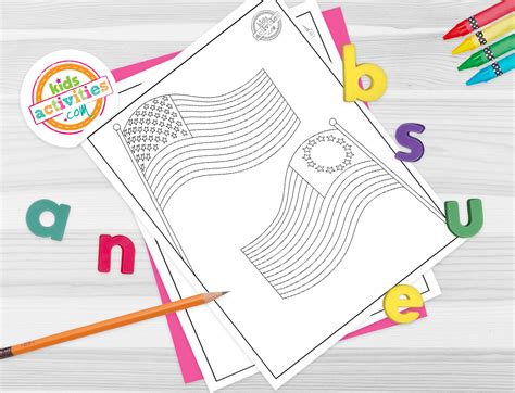 Printable Fun & Patriotic American Flag Coloring Pages | Kids ...