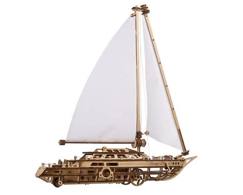 Ugears Serenitys Dream Yacht Wooden Mechanical Model Kit Ugmutg0140