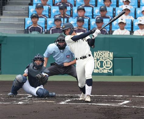 【甲子園】神村学園が2年生・今岡拓夢の適時打で初回に先制 昨夏に続くベスト4進出目指す 2024年8月17日掲載 ライブドアニュース