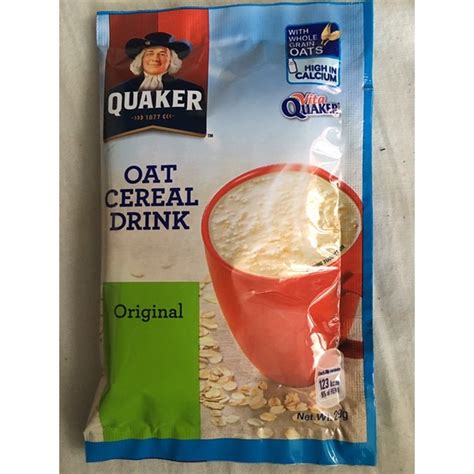 Quaker Oat Cereal Drink Original G Shopee Philippines