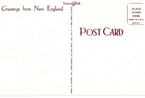 Greetings From New England Postcard Ebay