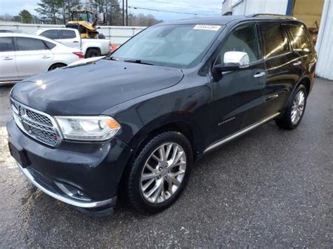 2014 Dodge Durango Citadel For Sale Al Montgomery Thu Mar 07 2024 Used And Repairable