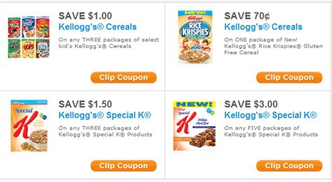 Kellogg's Cereal Coupons - AddictedToSaving.com