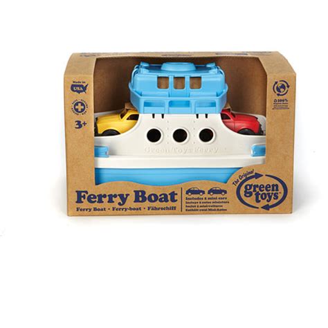 Green Toys Ferry Boat with Mini Cars - Imagine That Toys