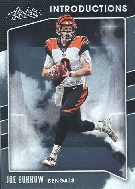 Joe Burrow Absolute I Jb Introductions Price Guide Sports Card