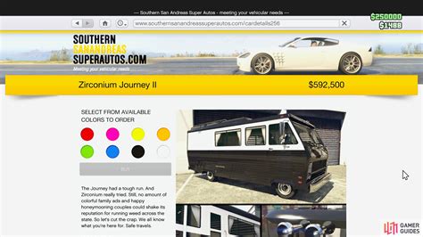 Zirconium Journey II Vehicles Los Santos Drug Wars DLC Grand