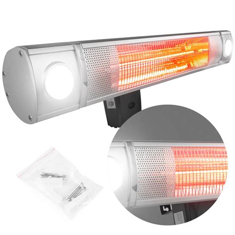 XtremepowerUS Wall-mounted Infrared 1500 Watt Heater, 28"