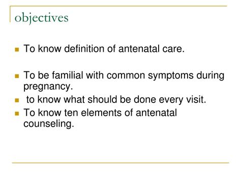 Ppt Antenatal Care And Counseling Powerpoint Presentation Free Download Id4507741