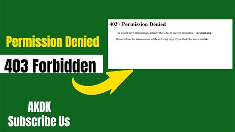 Permission Denied 403 Forbidden Bypass Sql Injection YouTube