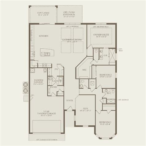 Pulte Homes Amberwood Floor Plan Floorplans Click