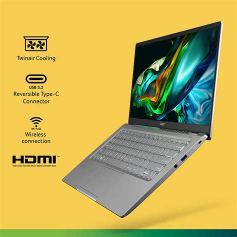 Acer Swift Go Amd Ryzen U Hexa Core Inches Notebook Laptop