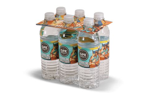 Enviroclip™ Clip Style Multipack Folding Carton For Pet Plastic Bottles