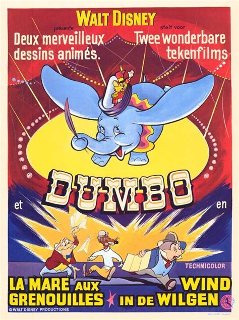 Dumbo (1941) - Poster BE - 580*777px