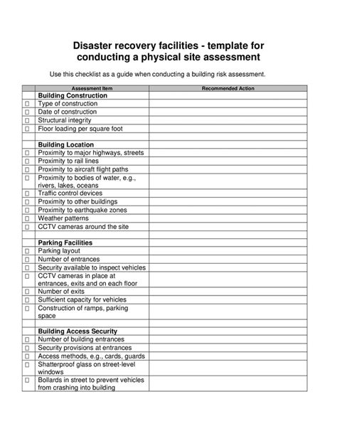 Disaster Recovery Plan Template Download Free Documents For Pdf Word And Excel